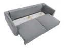 BRW Трехместный диван-кровать Merla с ящиком для хранения велюровый серый, Волшебный бархат 2217 SO3-MERLA-LX_3DL-G3_BB56B7 фото thumb №5