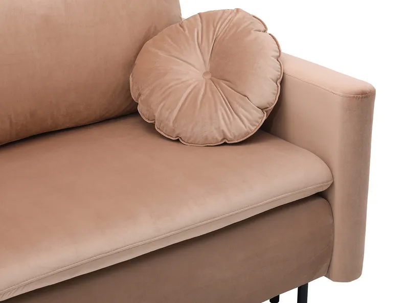 BRW Тримісний диван-ліжко BRW SOPHIA з ящиком для зберігання велюр бежевий SO3-SOPHIA-LX_3DL-G1_B854BD фото №9