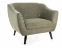 Крісло м'яке SIGNAL MOLLY 1 Brego, тканина: оливковий / венге фото thumb №1