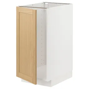 IKEA METOD МЕТОД, напольный шкаф п, мойку, сорт мусора, белый, дуб форсбака, 40x60 см фото