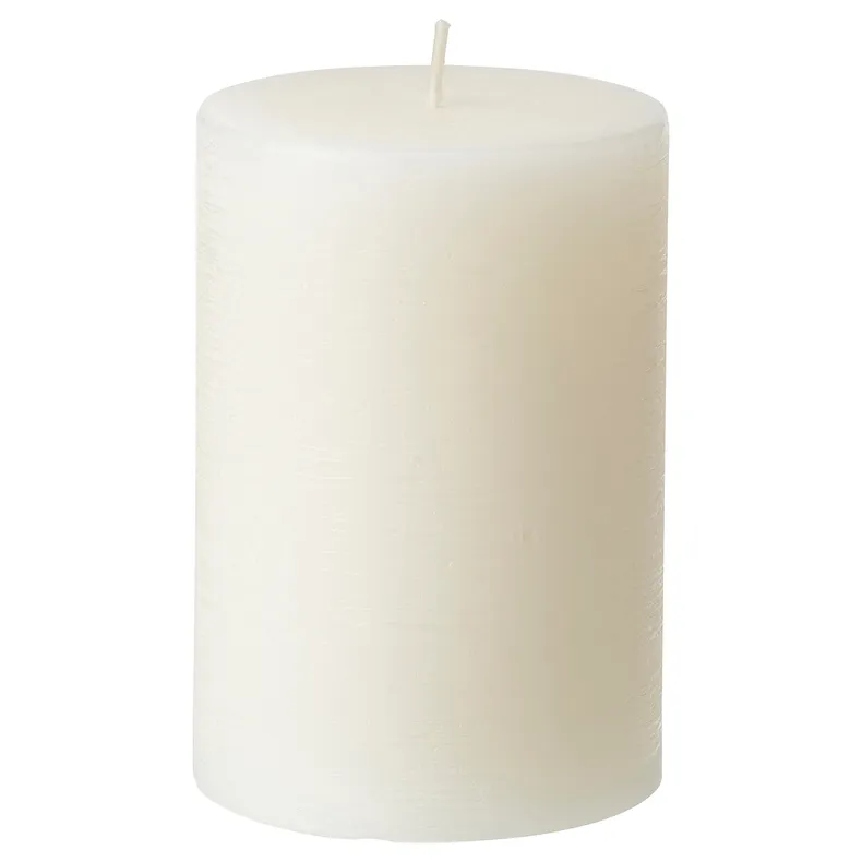 IKEA JÄMLIK ЄМЛІК, ароматизована формова свічка, ваніль / світло-бежевий, 30 годин. 505.022.78 фото №1