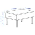 IKEA LILLEHEM ЛИЛЛЕХЕМ, 3-м модульный диван со столиком, Виссл бежевый/дерево 295.697.51 фото thumb №6