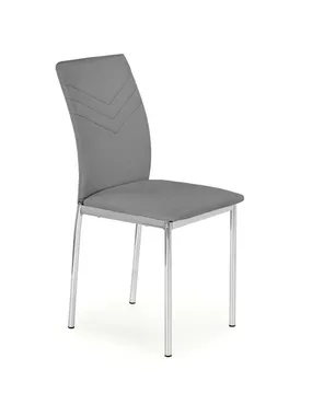 Кухонний стілець HALMAR K137 сірий, хром фото