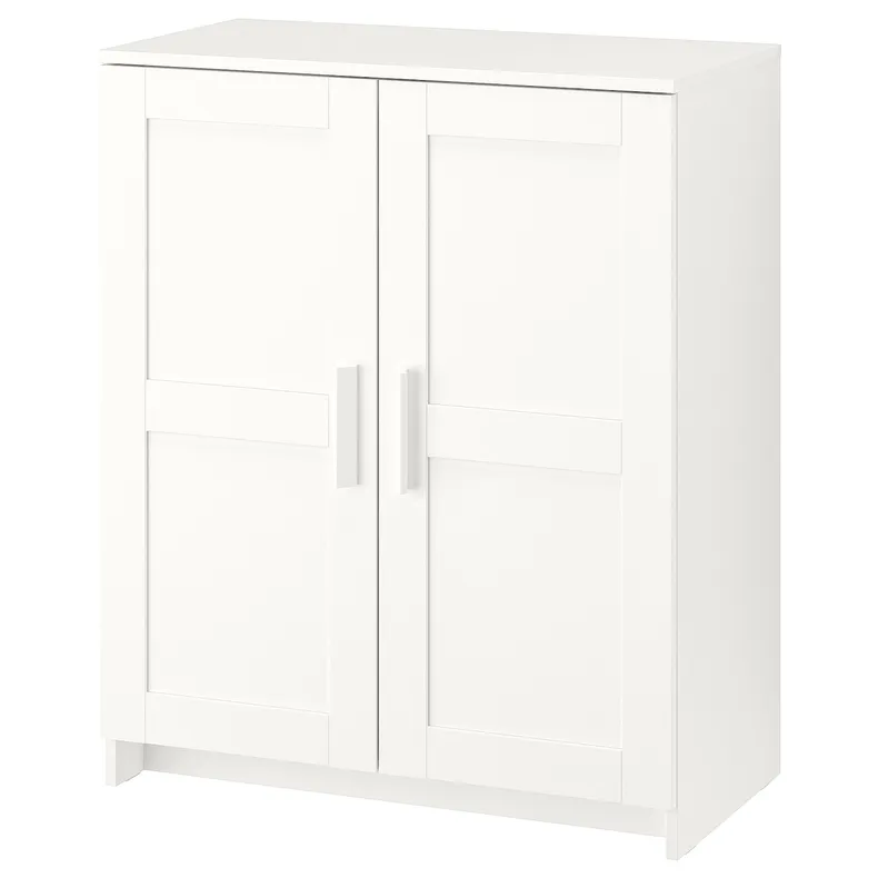 IKEA BRIMNES БРІМНЕС, шафа з дверцятами, білий, 78x95 см 403.006.62 фото №1