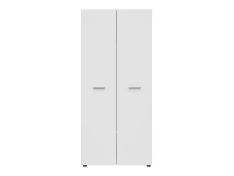 BRW Двухдверный шкаф Neno 81 см белый, белый SZF2D-BI фото №3