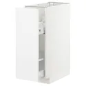 IKEA METOD МЕТОД, підлог шафа / висувна внутрішн секція, білий РІНГХУЛЬТ / глянцевий білий, 30x60 см 092.998.64 фото thumb №1