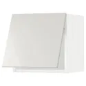 IKEA METOD МЕТОД, шафа навісна, горизонтальна, білий / Ringhult світло-сірий, 40x40 см 993.917.83 фото thumb №1