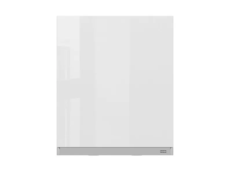Кухонна шафа BRW Top Line 60 см з витяжкою ліворуч білий глянець, альпійський білий/глянцевий білий TV_GOO_60/68_L_FL_BRW-BAL/BIP/IX фото №1