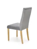 Кухонний стілець HALMAR DIEGO 3 дуб медовий/стіло-сірий фото thumb №4