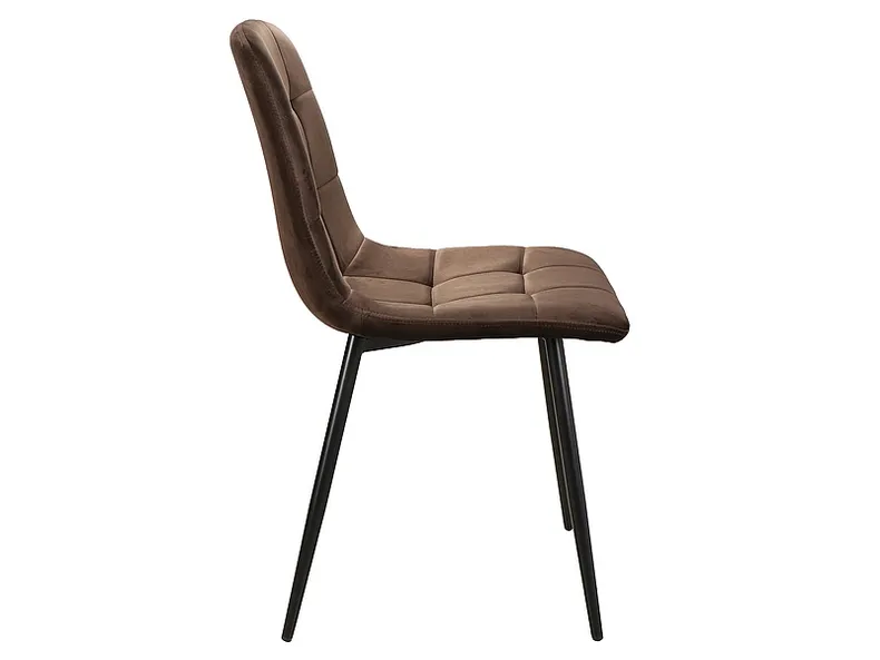 Кухонный стул SIGNAL MILA Velvet, Bluvel 48 - коричневый фото №2