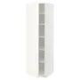 IKEA METOD МЕТОД, висока шафа із полицями, білий / ВАЛЛЬСТЕНА білий, 60x60x200 см 695.073.08 фото