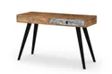 Письмовий стіл HALMAR MEZO b1 120x39 см різнокольоровий, дуб вотан фото thumb №1