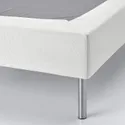 IKEA LYNGÖR ЛЮНГЕР, матрац із рейковою основою з ніжкам, білий, 140x200 см 795.544.17 фото thumb №2