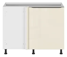 BRW Sole L6 левый угловой кухонный шкаф магнолия жемчуг строит угловой 120x82 см, альпийский белый/жемчуг магнолии FM_DNW_120/82/60_L/B-BAL/MAPE фото