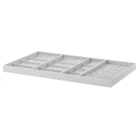IKEA KOMPLEMENT КОМПЛЕМЕНТ, вставка для висувної полиці, світло-сірий, 100x58 см 092.778.43 фото