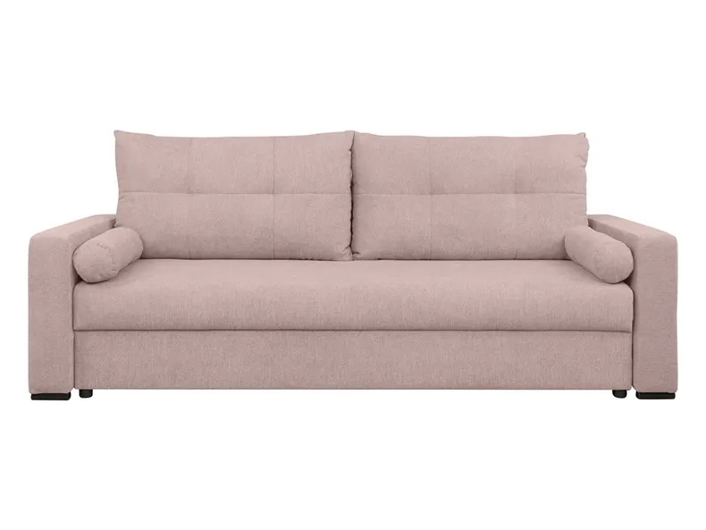 BRW Тримісний диван-ліжко Mona з ящиком для зберігання велюровий рожевий, Aston New 19 Flamingo SO3-MONA-LX_3DL-G2_BA3BA9 фото №1