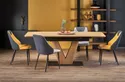 Обідній стіл розкладний HALMAR UMBERTO 160-200x90 см, стільниця - натуральний дуб, ніжка - натуральний дуб/чорний фото thumb №14
