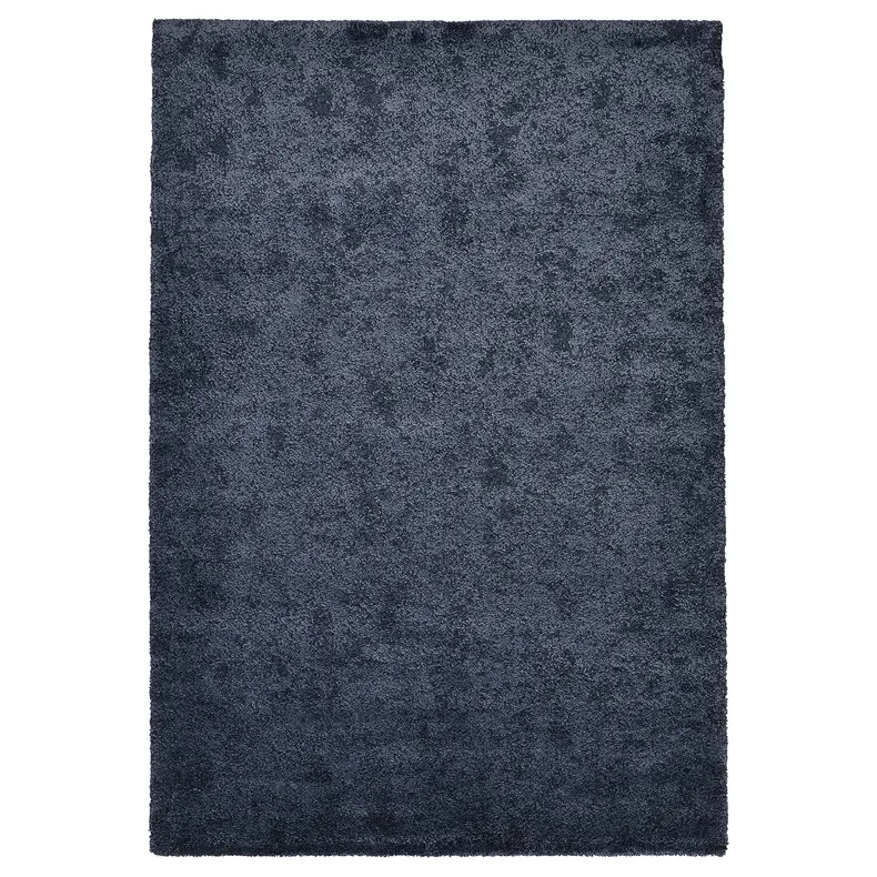 IKEA STOENSE СТОЕНСЕ, килим, короткий ворс, темно-синій, 133x195 см 005.560.04 фото №1