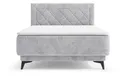 BRW Континентальне ліжко Zalea 120x200 з ящиком для зберігання сірий, Неве 80 LO_KT-ZALEA-120X200-G2-NEVE_80 фото thumb №1