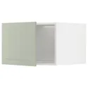 IKEA METOD МЕТОД, верхня шафа для холодильн / мороз кам, білий / Стенсунд світло-зелений, 60x40 см 894.876.20 фото thumb №1