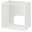 IKEA METOD МЕТОД, підлогова шафа для вбудов дух / мийки, білий, 80x60x80 см 502.154.75 фото thumb №1