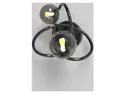 BRW Настенный светодиодный светильник Nancy 2-позиционный металлический черный 091093 фото thumb №1