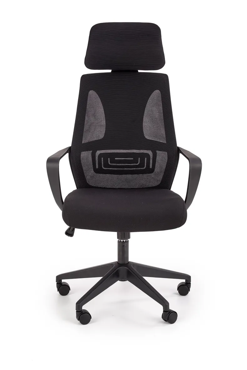Кресло компьютерное офисное вращающееся HALMAR VALDEZ черный/черный фото №9