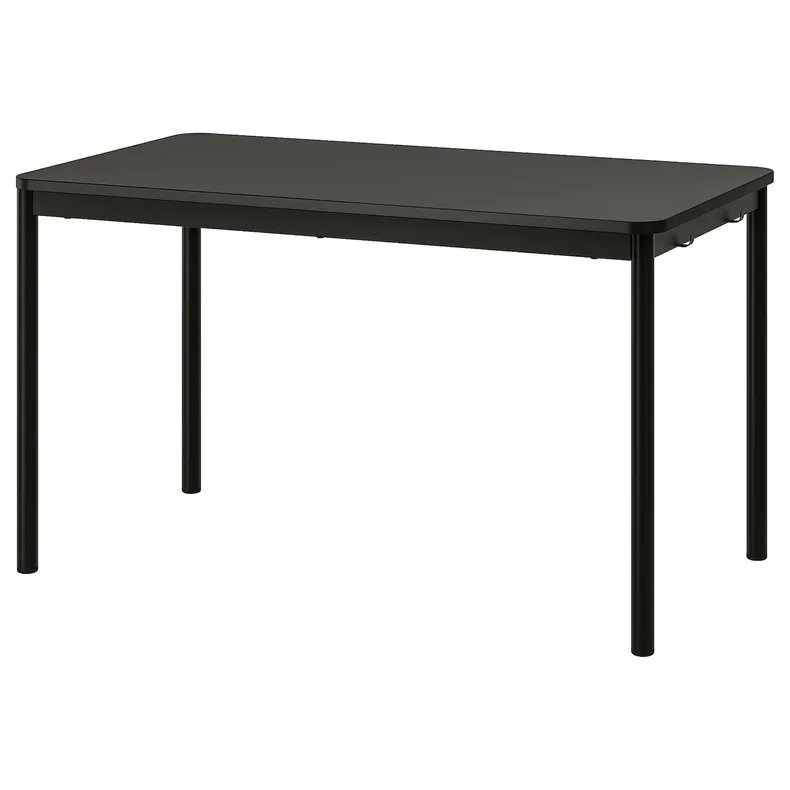 IKEA TOMMARYD ТОММАРЮД, стіл, антрацит, 130x70 см 993.048.04 фото №1