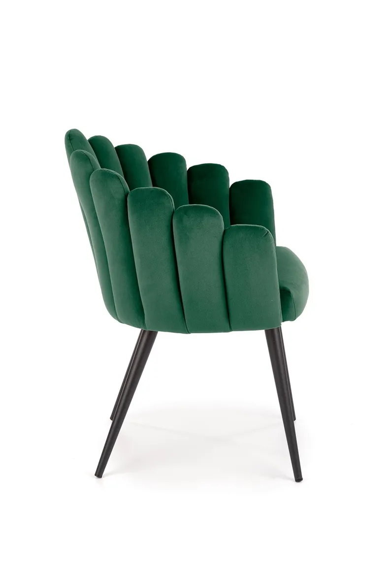 Кухонный стул HALMAR K410 темно-зеленый (1p=1шт) фото №3