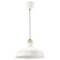 IKEA RANARP РАНАРП, підвісний світильник, кремово-білий, 38 см 203.909.70 фото thumb №1