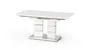 Обеденный стол раскладной HALMAR LORD 160-200x90 см, белый фото