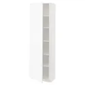 IKEA METOD МЕТОД, висока шафа із полицями, білий Енкопінг / білий імітація дерева, 60x37x200 см 994.735.14 фото thumb №1