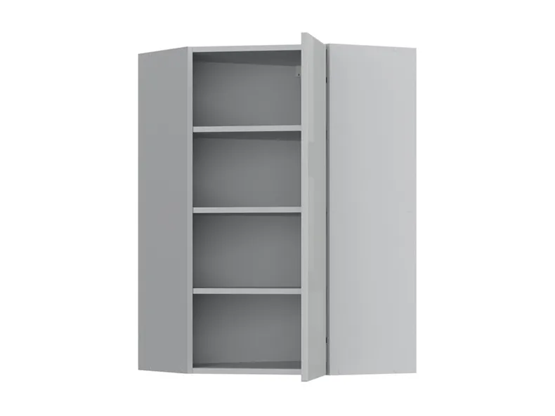 BRW Top Line 60 см угловой кухонный шкаф правый серый глянец, серый гранола/серый глянец TV_GNWU_60/95_P-SZG/SP фото №3