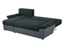 BRW Кутовий розкладний диван Odete з ящиком для зберігання чорний, Савана 14 NA-ODETE-REC.2DL-FMIX70-G2-SAWANA_14/SOFT_20 фото thumb №3