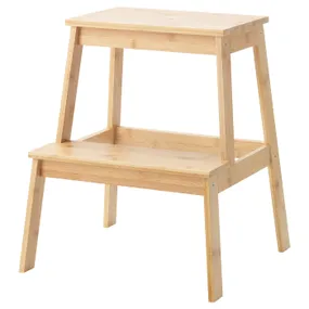 IKEA TENHULT ТЕНХУЛЬТ, стілець-драбина, бамбук, 43x40x50 см 404.480.36 фото