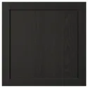 IKEA LERHYTTAN ЛЕРХЮТТАН, дверь, чёрный цвет, 60x60 см 603.560.64 фото thumb №1