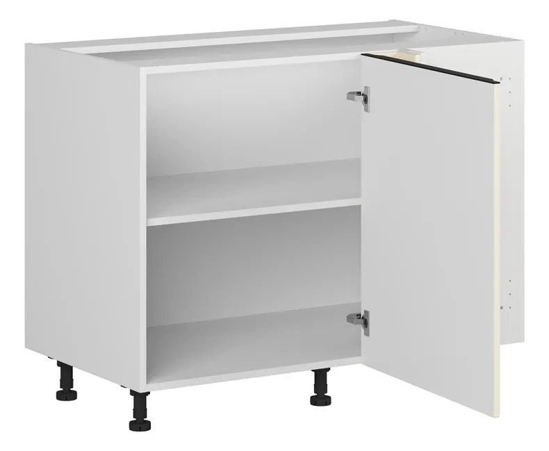 BRW Sole L6 правый кухонный угловой шкаф магнолия жемчуг 125x82 см, альпийский белый/жемчуг магнолии FM_DNW_125/82/65_P/B-BAL/MAPE фото №3
