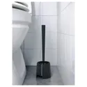 IKEA BOLMEN БОЛЬМЕН, щетка для туалета / держатель, черный 601.595.20 фото thumb №2