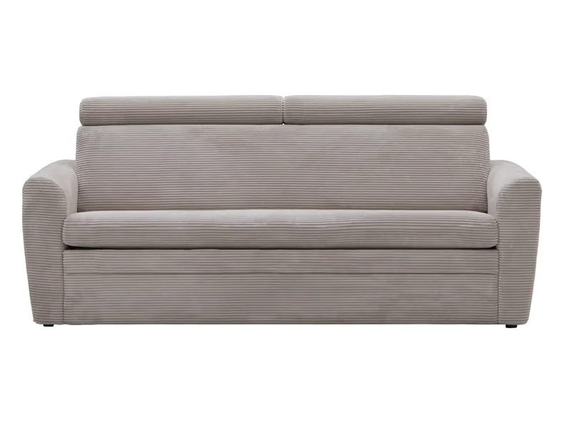BRW Тримісний диван-ліжко Larida з ящиком для зберігання велюр бежевий, Lincoln 83N SO3-LARIDA-3FBK-GA2_BA0F32 фото №1