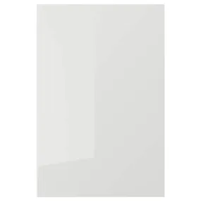 IKEA RINGHULT РІНГХУЛЬТ, дверцята, глянцевий світло-сірий, 40x60 см 603.271.37 фото
