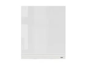 BRW Верхний кухонный шкаф Sole 60 см с вытяжкой слева белый глянец, альпийский белый/глянцевый белый FH_GOO_60/68_L_FL_BRW-BAL/BIP/BI фото