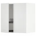 IKEA METOD МЕТОД, навесной шкаф с сушилкой / 2дверцы, белый / Стенсунд белый, 60x60 см 094.603.18 фото thumb №1