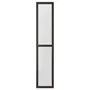 IKEA OXBERG ОКСБЕРГ, стеклянная дверь, темно-коричневая имитация дуб, 40x192 см 804.928.95 фото