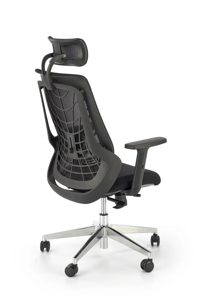 Крісло комп'ютерне офісне обертове HALMAR GERONIMO, чорний фото №6