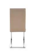 Кухонний стілець HALMAR K85 хром/капучино фото thumb №6