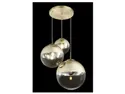 BRW Трехточечный подвесной светильник Varus из металла и золота 072428 фото thumb №4