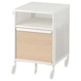 IKEA BEKANT БЕКАНТ, модуль на колесах, белая сетка, 41x61 см 792.824.26 фото