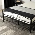 Кровать металлическая MEBEL ELITE GRIFFIN, 120x200 см, Черный фото thumb №6