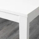 IKEA VANGSTA ВАНГСТА / JANINGE ЯН-ИНГЕ, стол и 2 стула, белый / жёлтый, 80 / 120 см 592.212.12 фото thumb №3