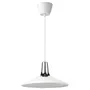 IKEA FYRTIOFYRA ФЮРШІОФЮРА, підвісний світильник, хромований ефект / білий, 38 см 705.108.85 фото